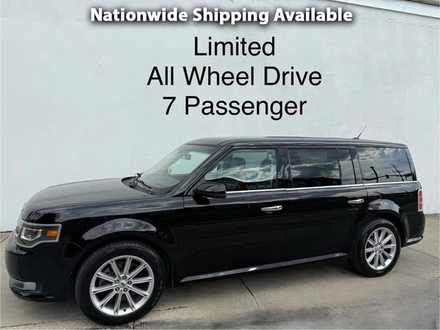 Black 2016 Ford Flex Limited AWD SUV / Crossover All-Wheel Drive Automatic