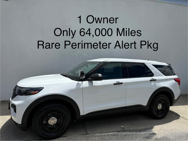 White 2022 Ford Explorer SUV / Crossover All-Wheel Drive Automatic