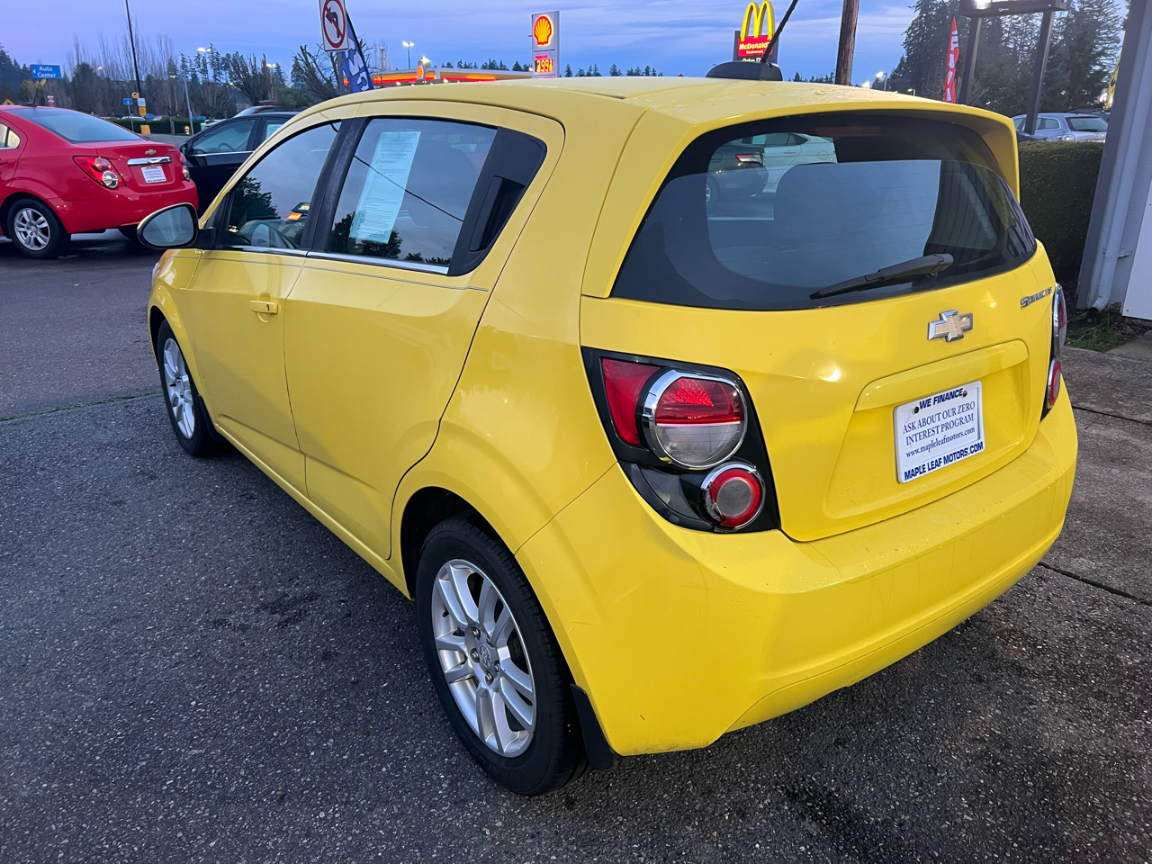 Chevrolet Sonic 5dr HB Auto LT 2015