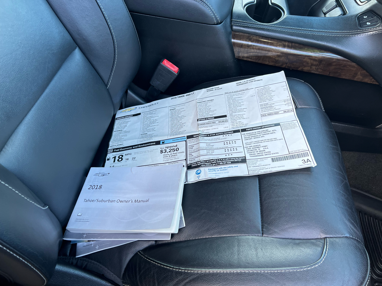 Chevrolet Tahoe 4WD 4dr LT 2018