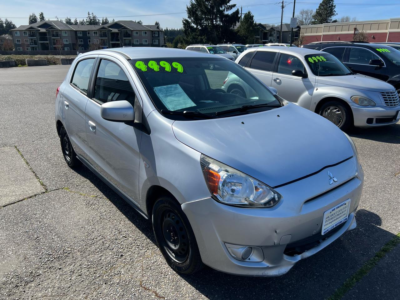 Mitsubishi Mirage 4dr Sdn DE 1.5L Auto 2015