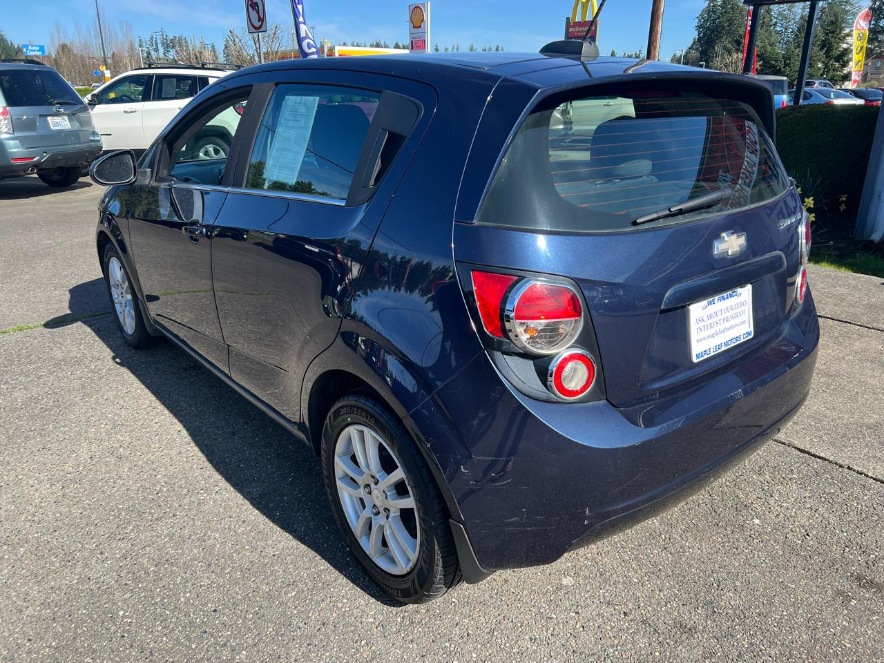 Chevrolet Sonic 5dr HB Auto LT 2015