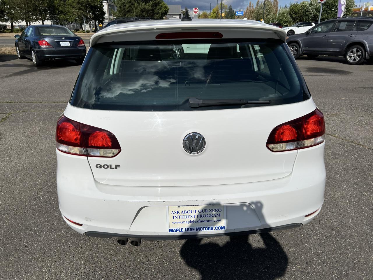 Volkswagen Golf 4dr HB Auto PZEV 2012