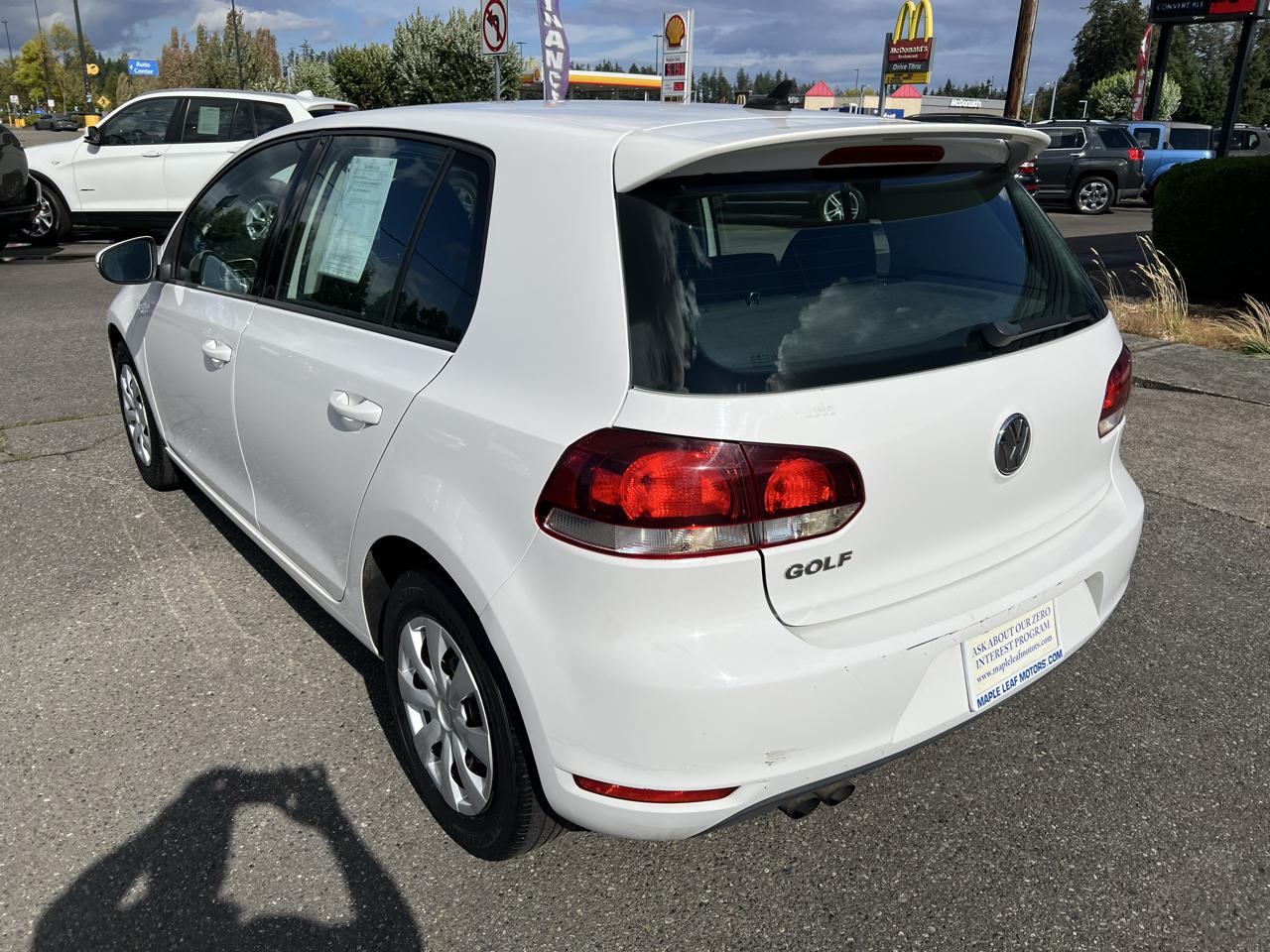Volkswagen Golf 4dr HB Auto PZEV 2012