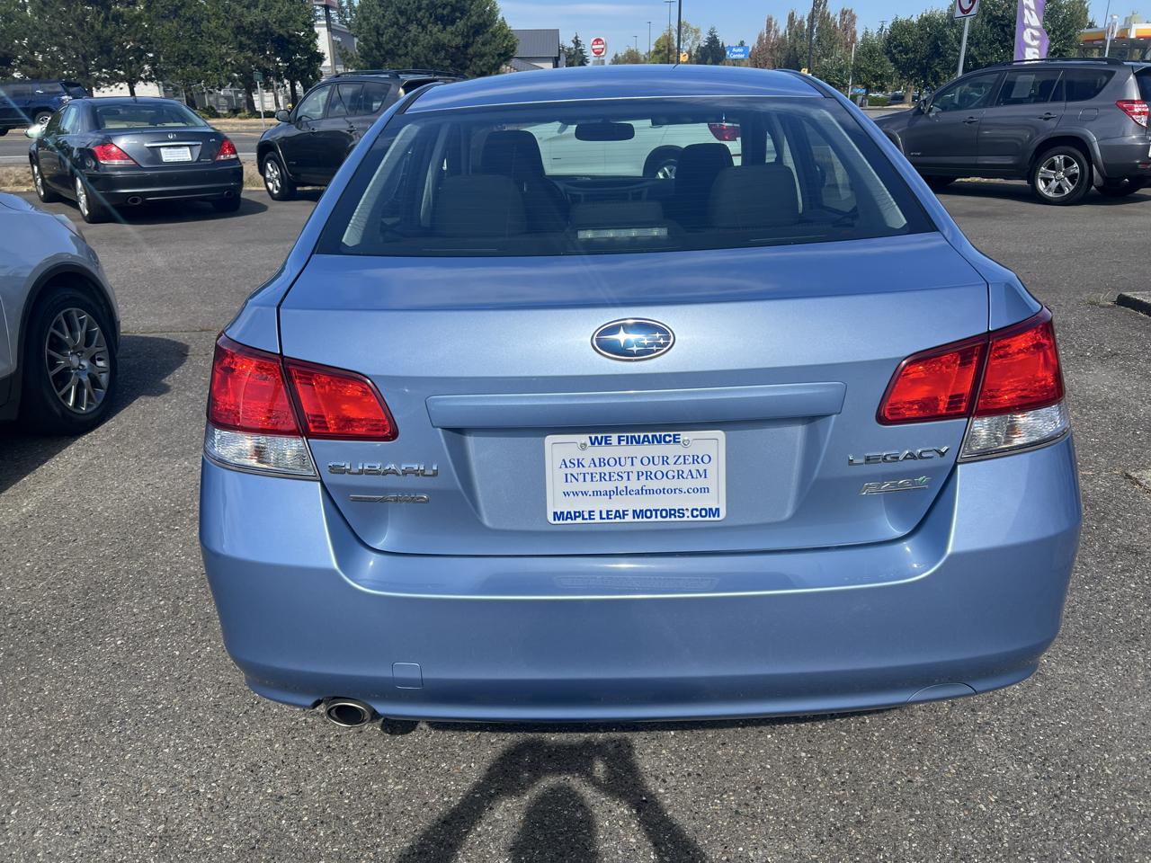 Subaru Legacy 4dr Sdn H4 Auto 2.5i Prem AWP/Pwr Moon 2011