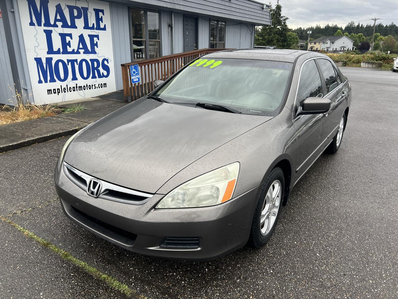 Gray 2007 Honda Accord Sedan Front-Wheel Drive Manual