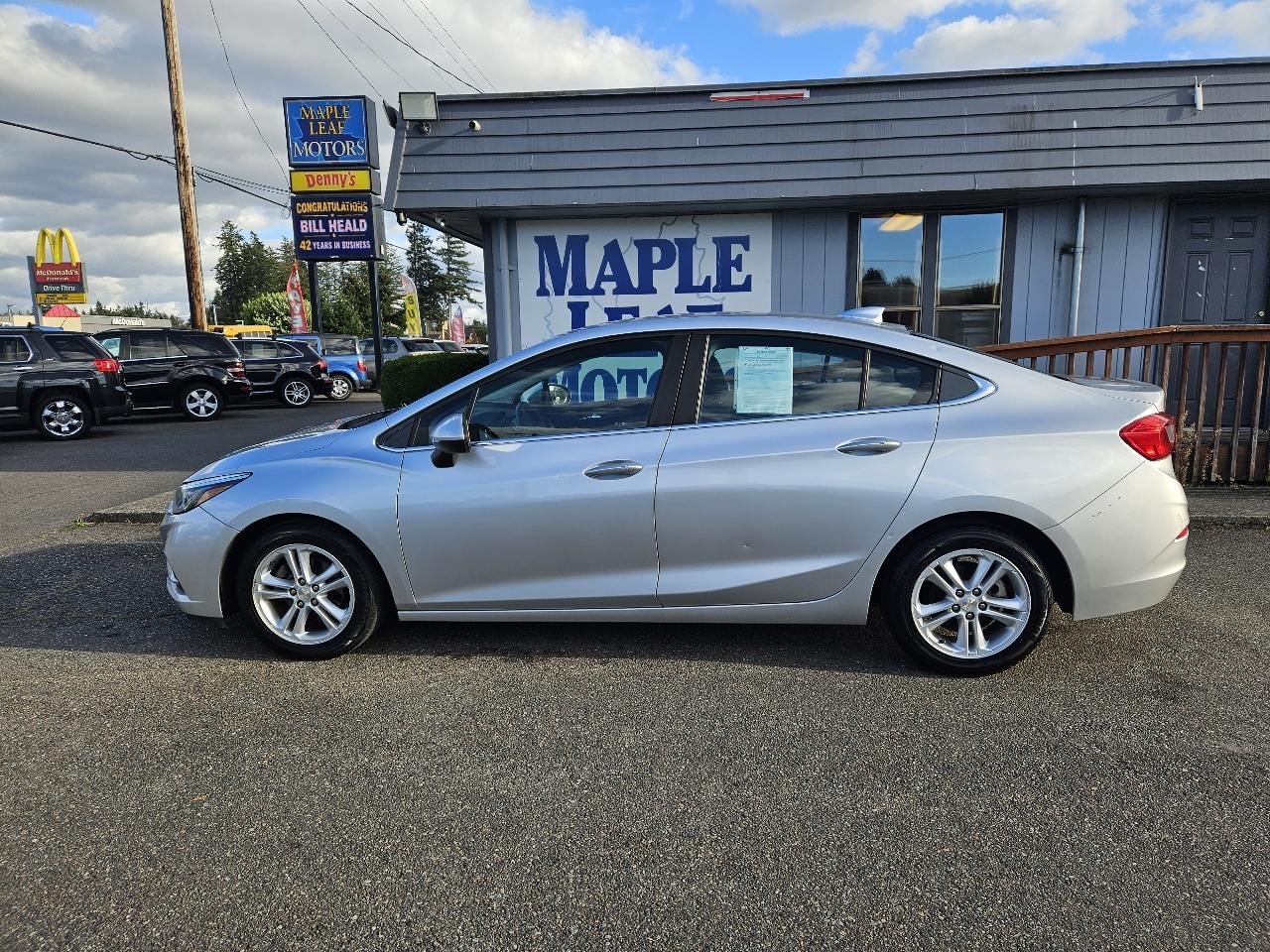 Chevrolet Cruze 4dr Sdn 1.4L LT w/1SD 2018