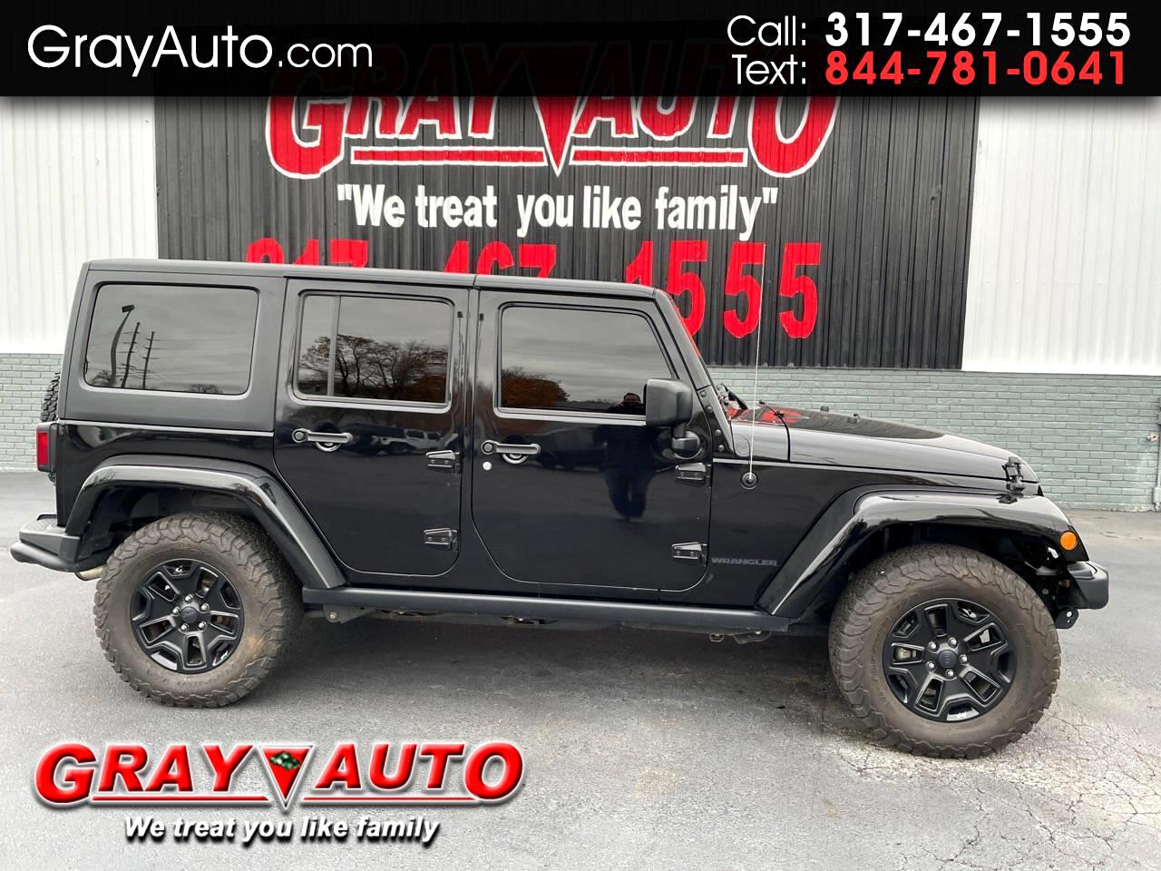 Jeep Wrangler Unlimited 4WD 4dr Backcountry *Ltd Avail* 2016