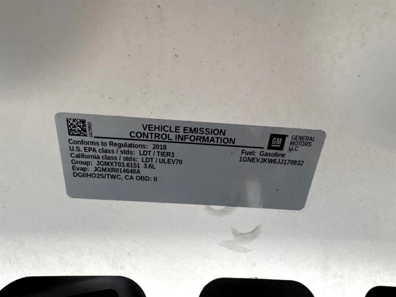 Chevrolet Traverse AWD 4dr Premier w/1LZ 2018