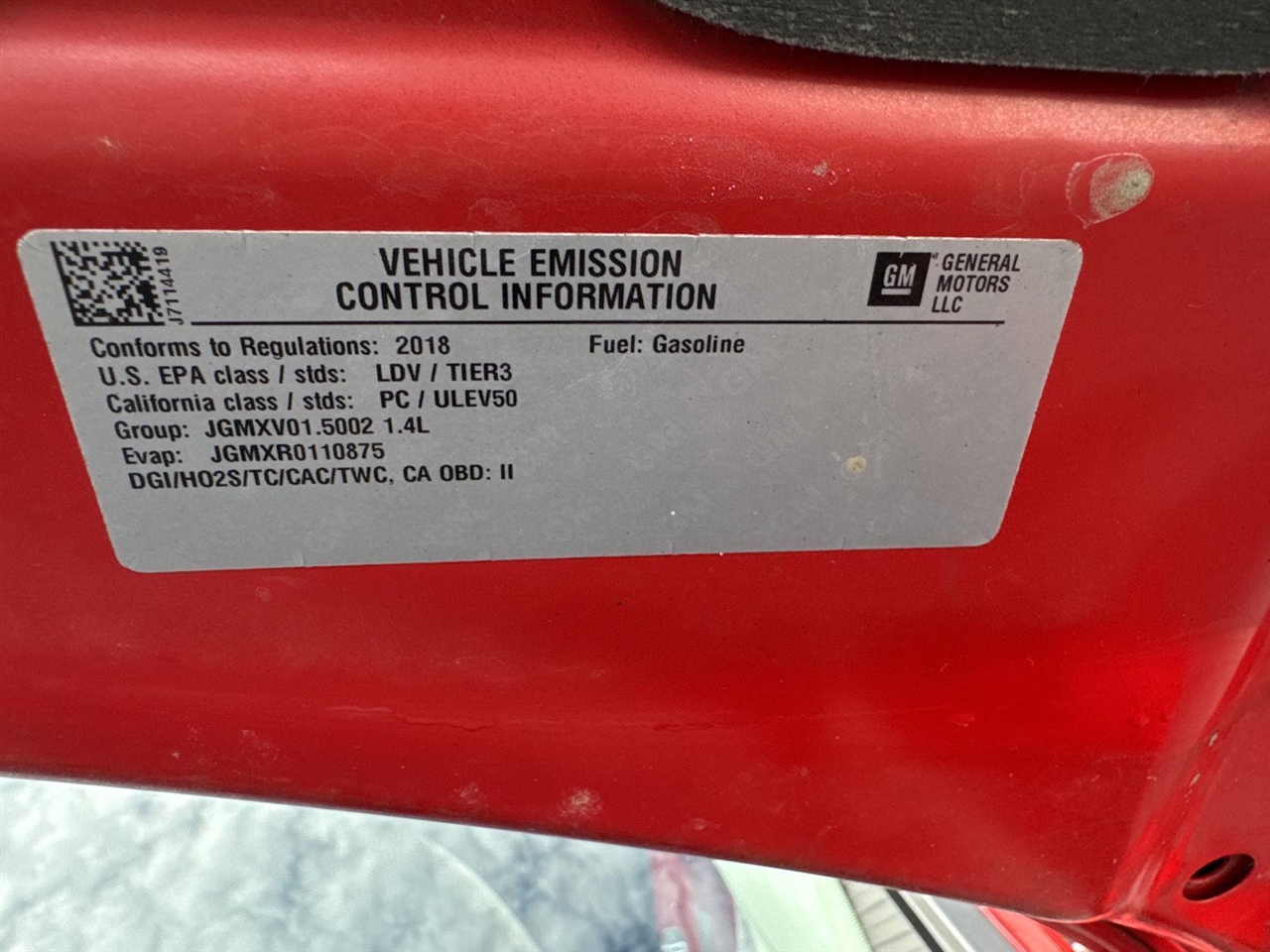 Chevrolet Cruze 4dr Sdn 1.4L LT w/1SD 2018