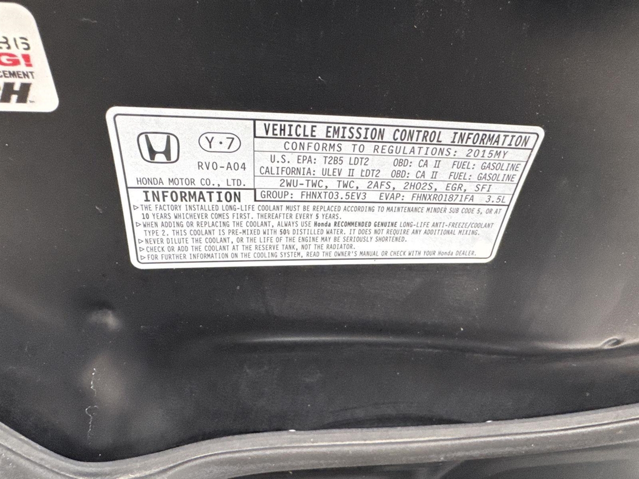 Honda Odyssey 5dr EX-L 2015