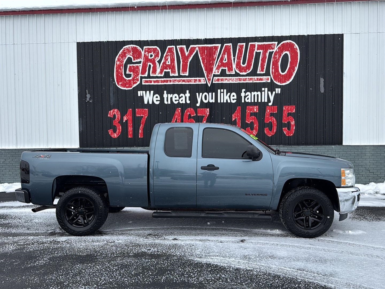 2012 Chevrolet Silverado 1500 4WD Ext Cab 143.5" LT