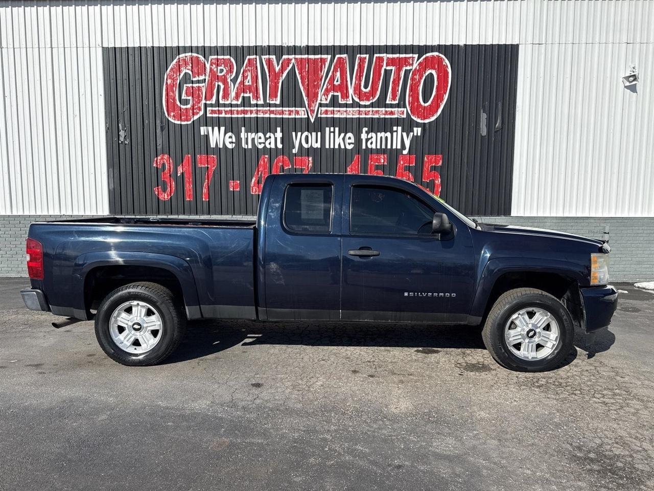 2007 Chevrolet Silverado 1500 4WD Ext Cab 143.5" LT w/2LT