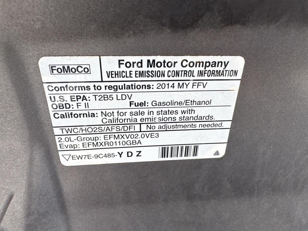 Ford Focus 4dr Sdn SE 2014