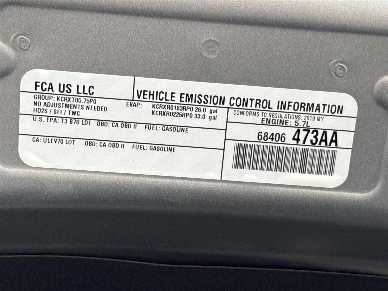 RAM 1500 Big Horn/Lone Star 4x4 Crew Cab 5'7" Box 2019
