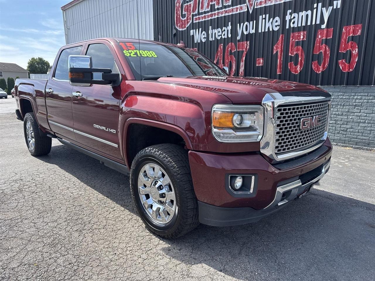 GMC Sierra 2500HD available WiFi 4WD Crew Cab 153.7" Denali 2015