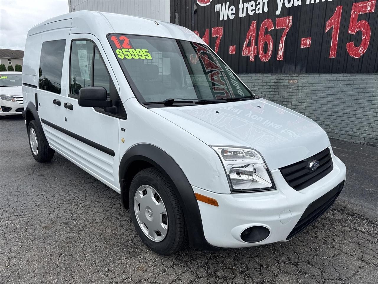 Ford Transit Connect 114.6" XLT w/side & rear door privacy glass 2012