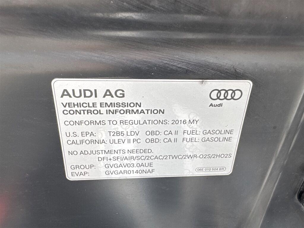 Audi A6 4dr Sdn quattro 3.0T Premium Plus 2016