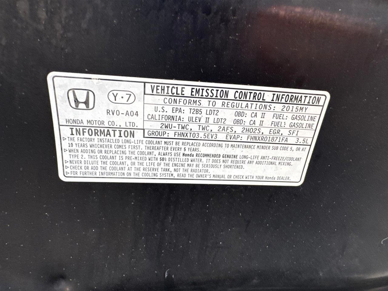 Honda Odyssey 5dr EX-L 2015