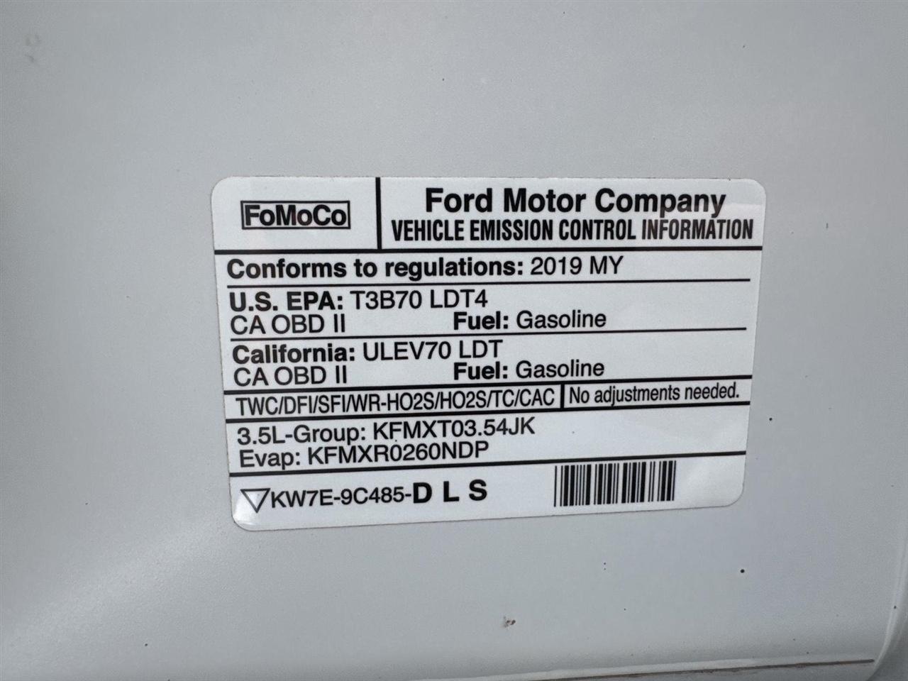 Ford F-150 Lariat 4WD SuperCab 8' Box 2019