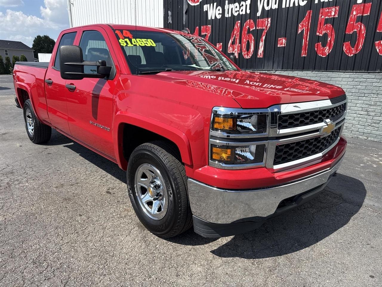 Chevrolet Silverado 1500 4WD Double Cab 143.5" Work Truck w/2WT 2014
