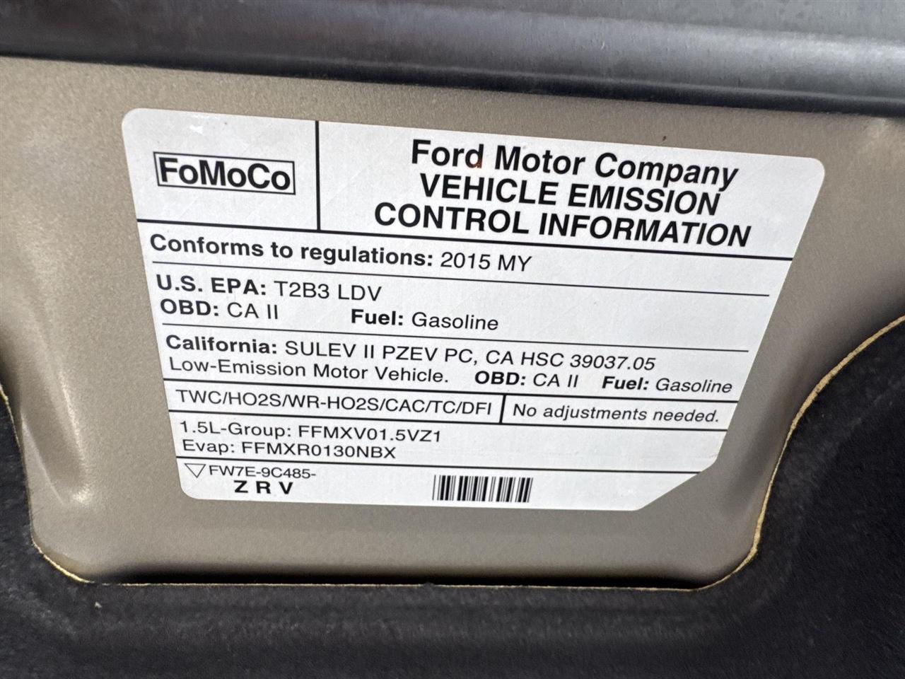 Ford Fusion 4dr Sdn SE FWD 2015
