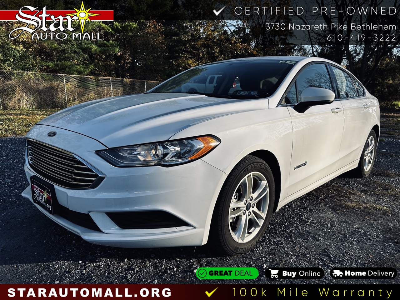 Used 2018 Ford Fusion Hybrid SE FWD for Sale in Allentown, Bethlehem PA