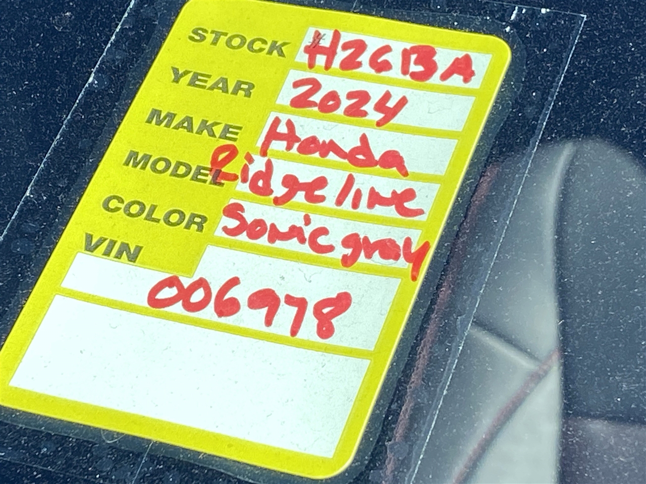 Honda Ridgeline Black Edition 2024