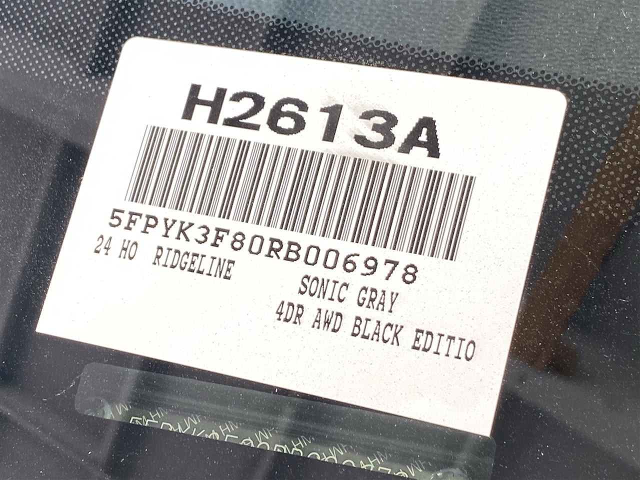 Honda Ridgeline Black Edition 2024