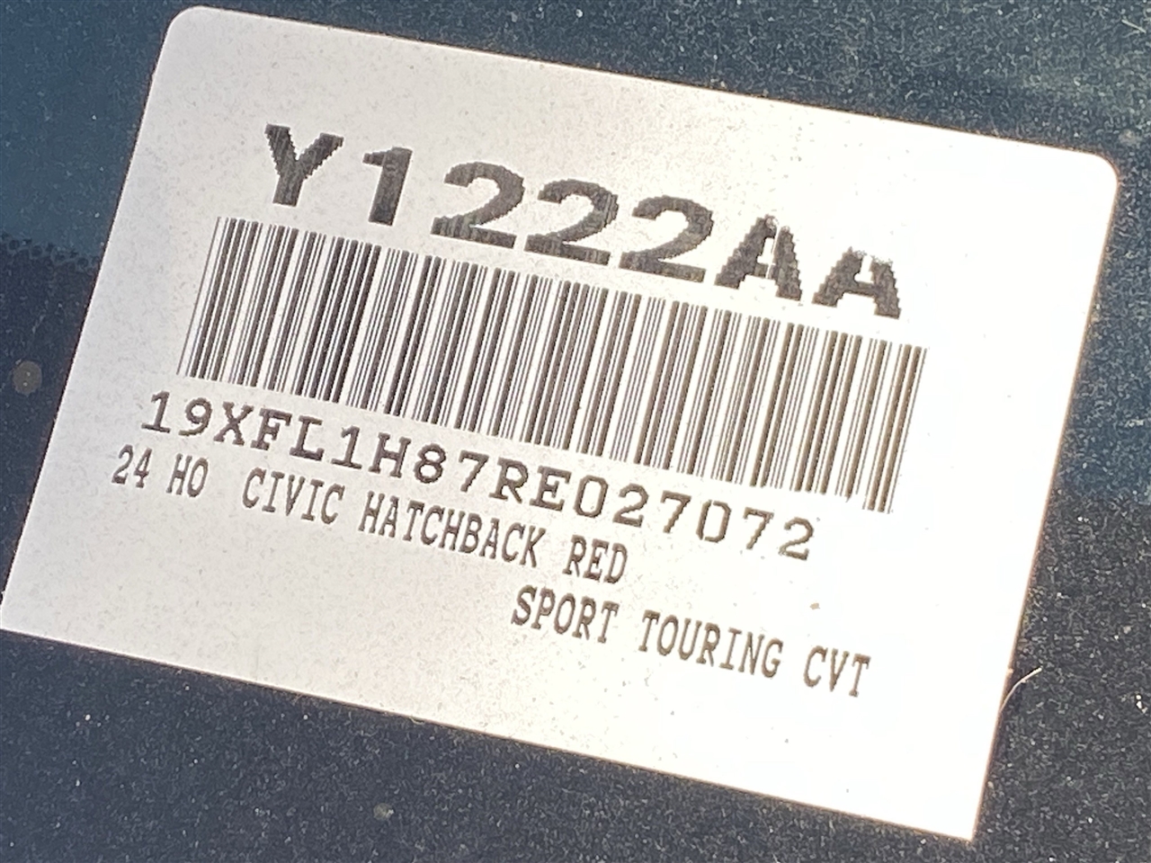 Honda Civic Sport Touring Hatchback CVT 2024