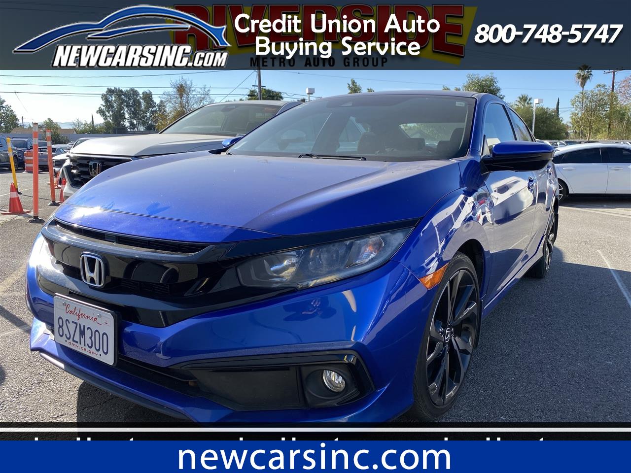 2020 Honda Civic EX Honda Sensing Sedan CVT