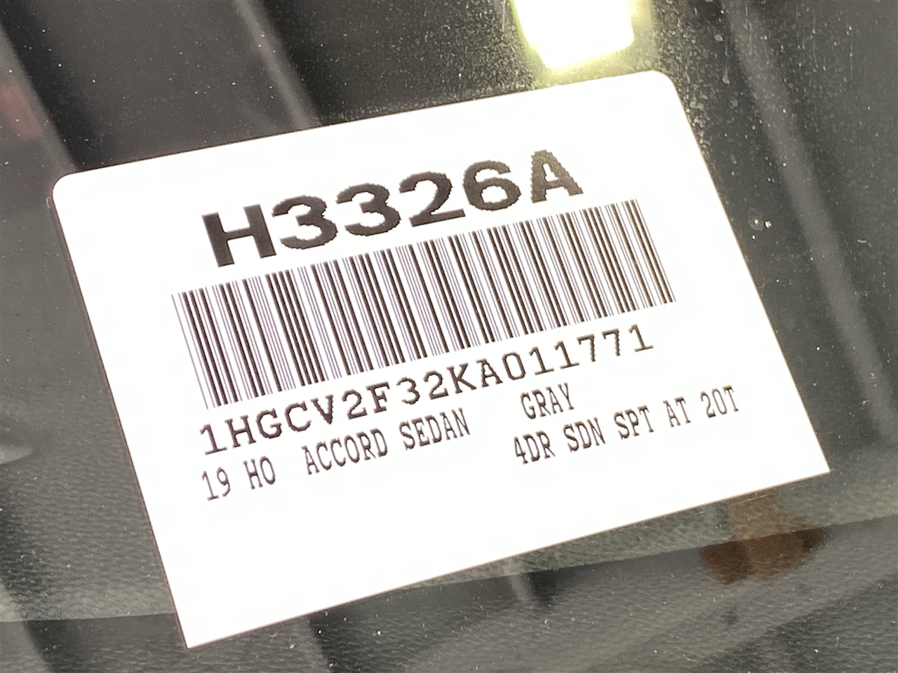 Honda Accord Sport 2.0T 2019