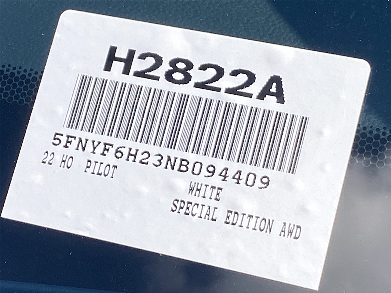 Honda Pilot SE 4WD 2022