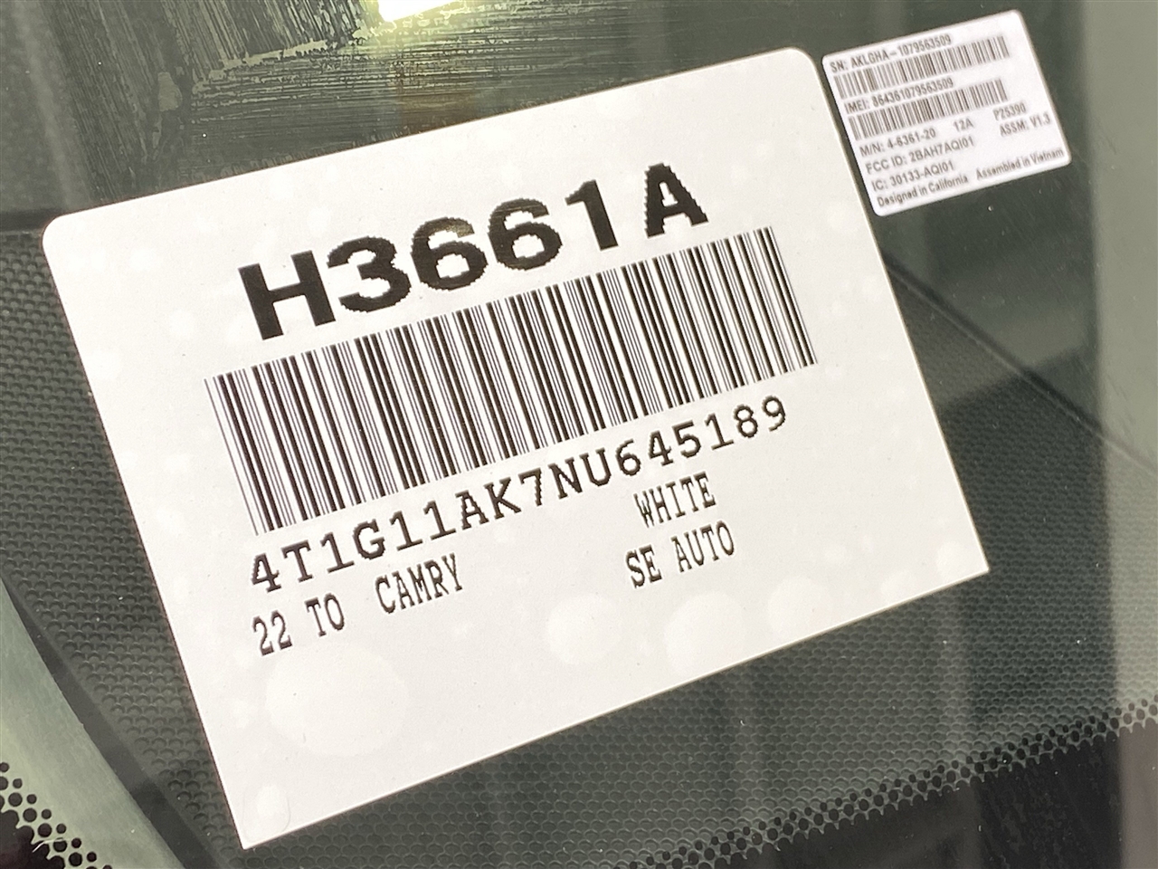 Toyota Camry SE 2022