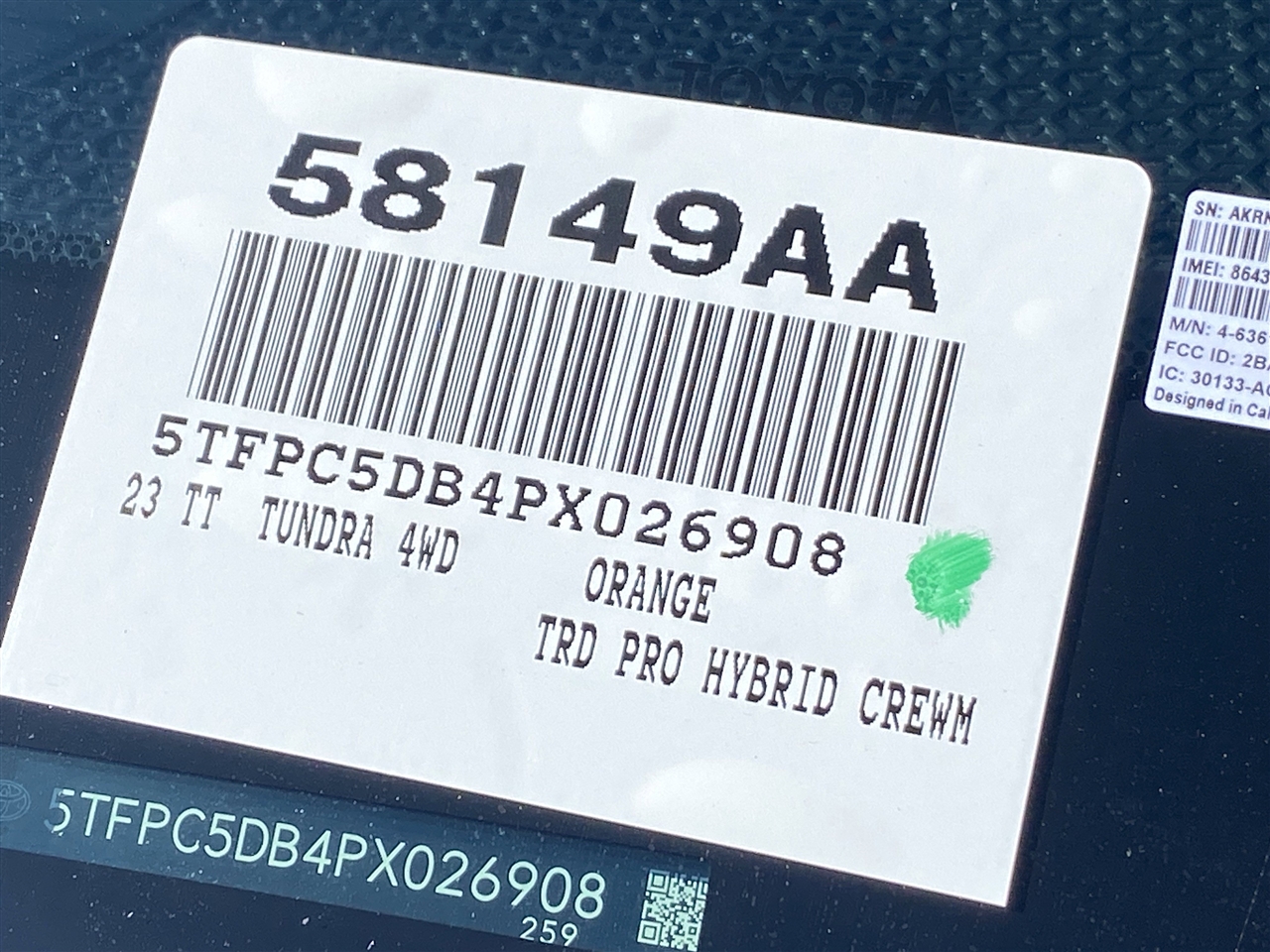 Toyota Tundra TRD PRO CrewMax 4WD Hybrid 2023