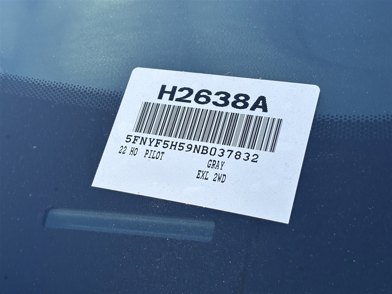 Honda Pilot EXL 2WD 2022