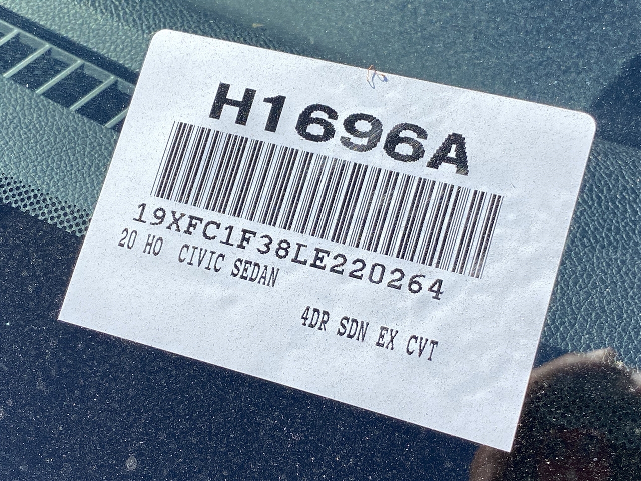 Honda Civic EX Sedan CVT 2020