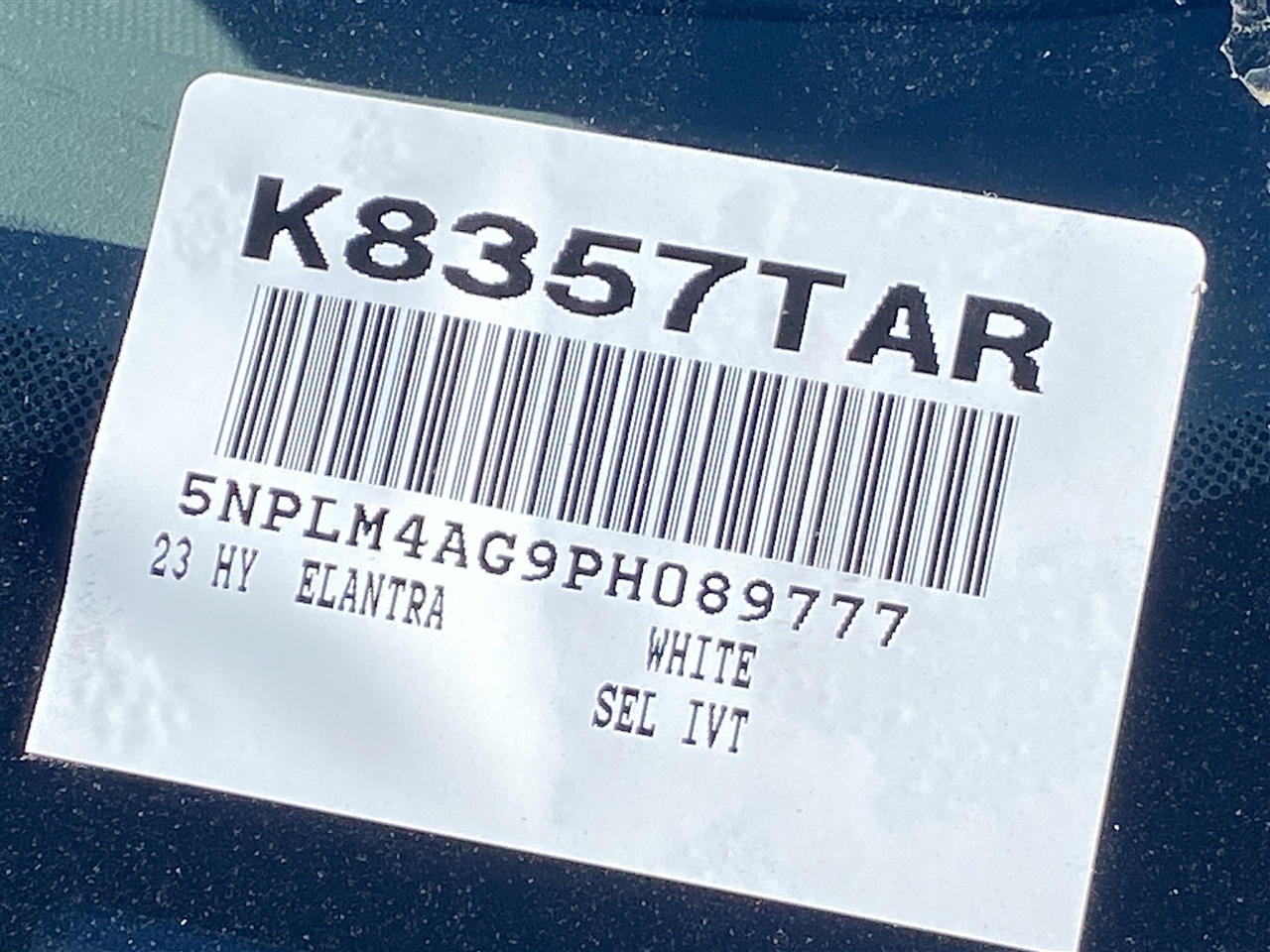 Hyundai Elantra SEL 2023