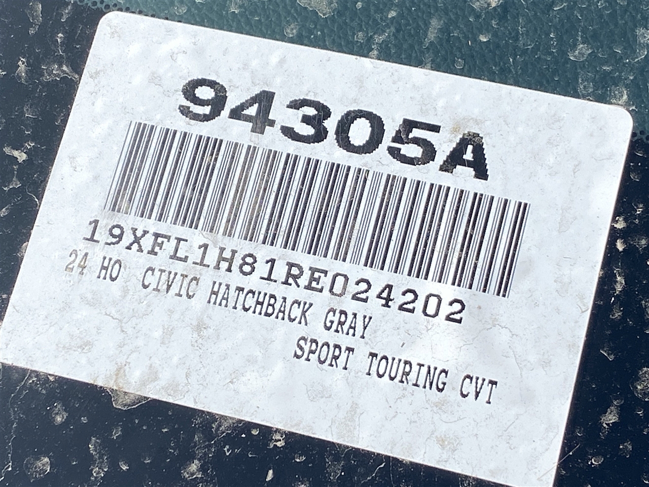 Honda Civic Sport Touring Hatchback CVT 2024