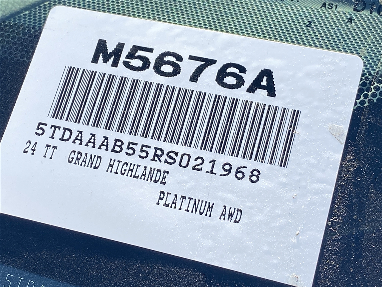 Toyota Grand Highlander Platinum AWD 2024