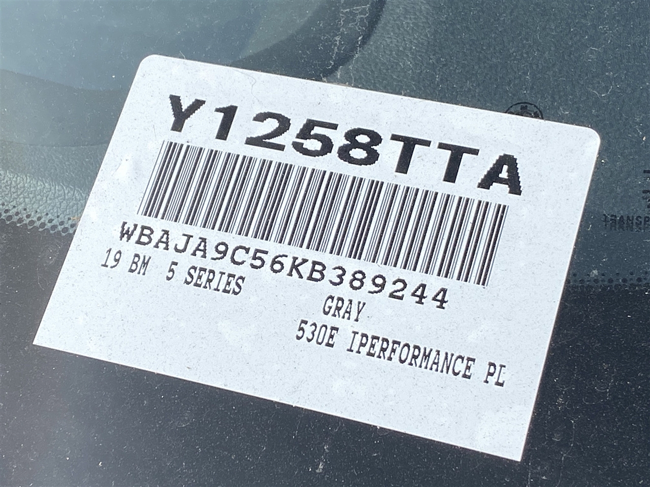 BMW 5-Series 530e iPerformance 2019