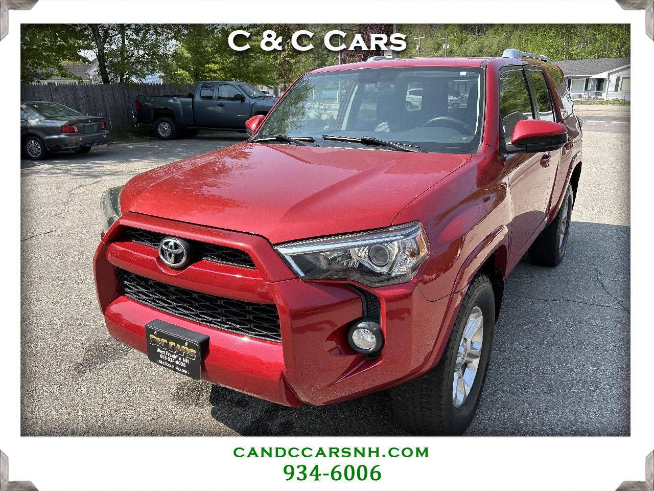 Used 2014 Toyota 4Runner SR5 4WD for Sale in Franklin NH 03235 C & C Cars