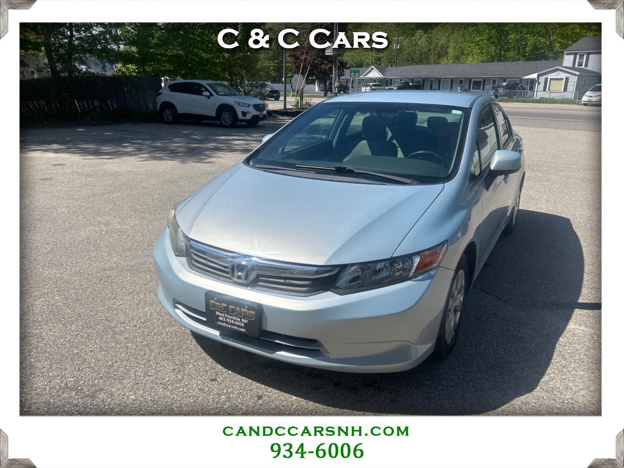 2012 Honda Civic LX Sedan 5-Speed AT