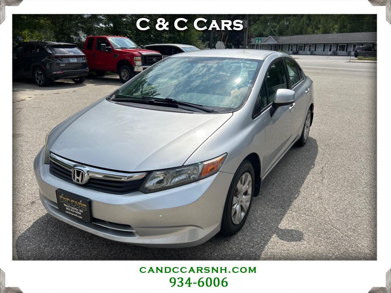 Honda Civic LX Sedan 5-Speed AT 2012