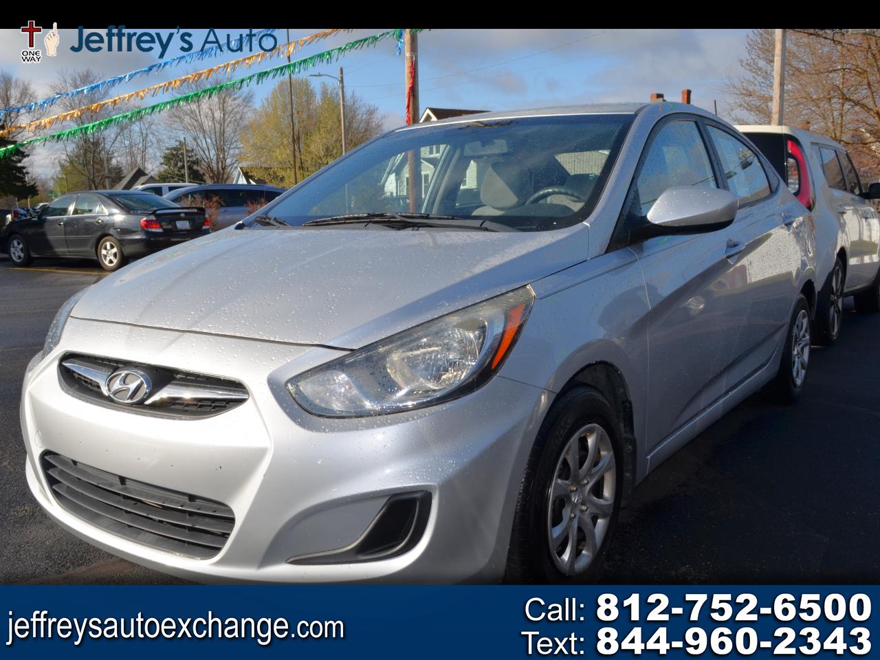 Used 2012 Hyundai Accent 4dr Sdn Man GLS for Sale in Scottsburg IN 47170 Jeffrey's Auto Exchange