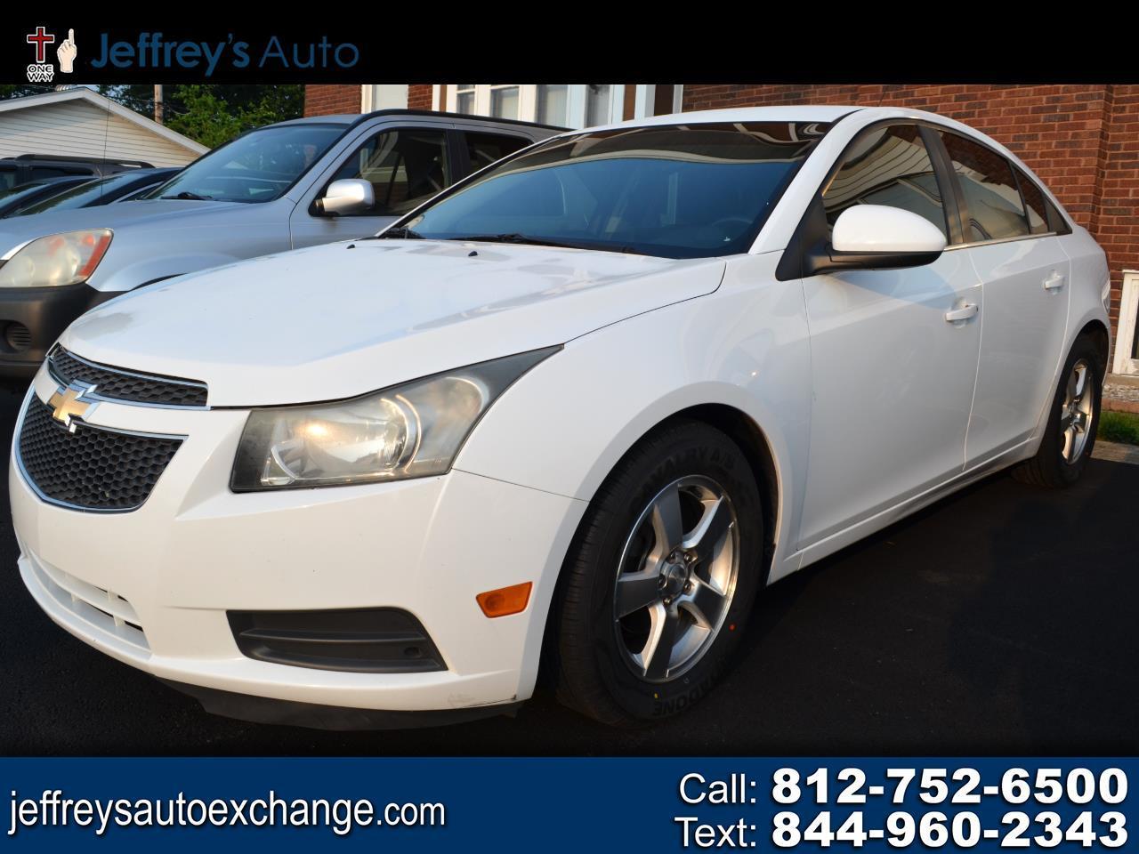Used 2013 Chevrolet Cruze 4dr Sdn Auto 1LT for Sale in Scottsburg IN 47170 Jeffrey's Auto Exchange