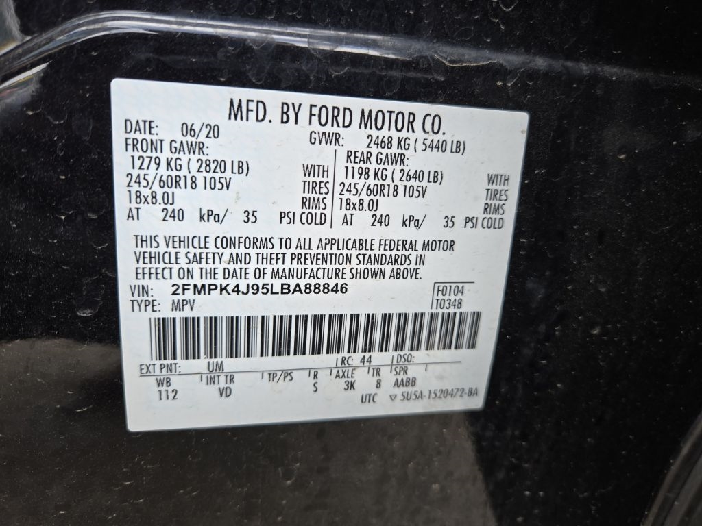 Ford Edge SEL AWD 2020