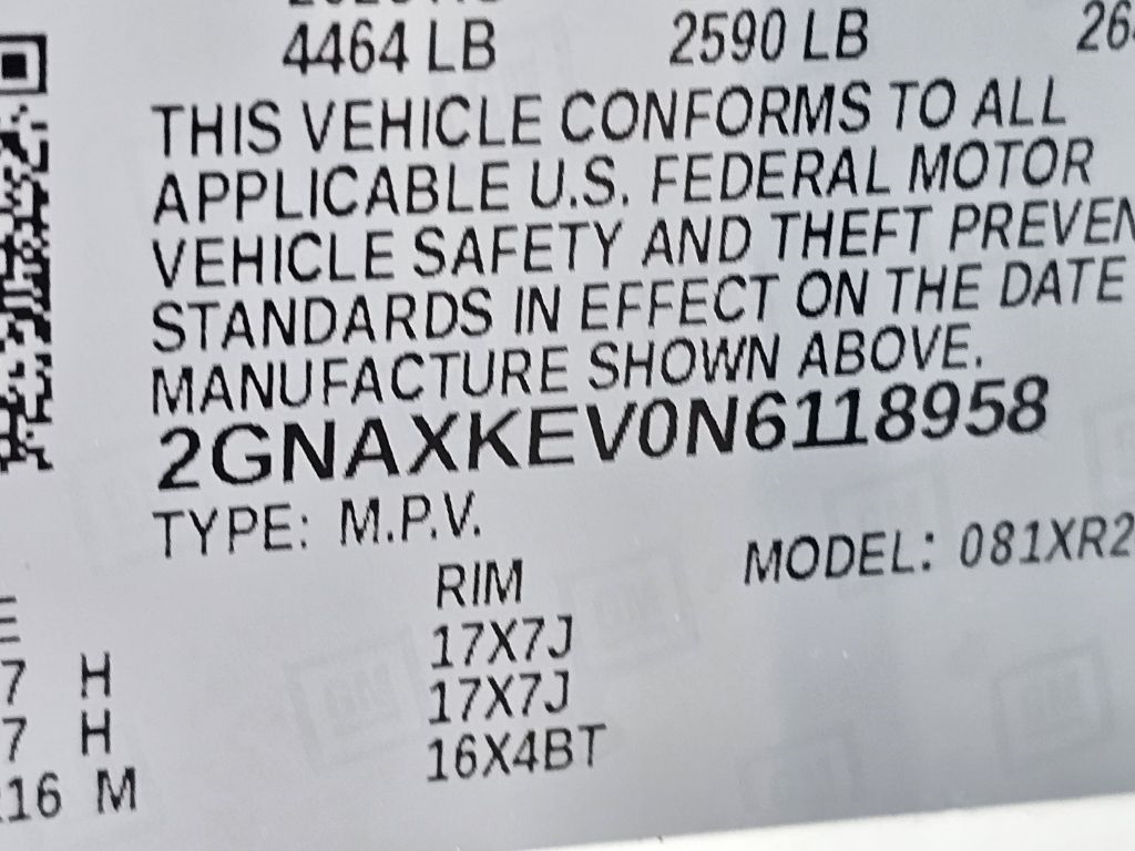 Chevrolet Equinox LT 1.5 2WD 2022 Chevrolet Equinox LT 1.5 2WD 2022
