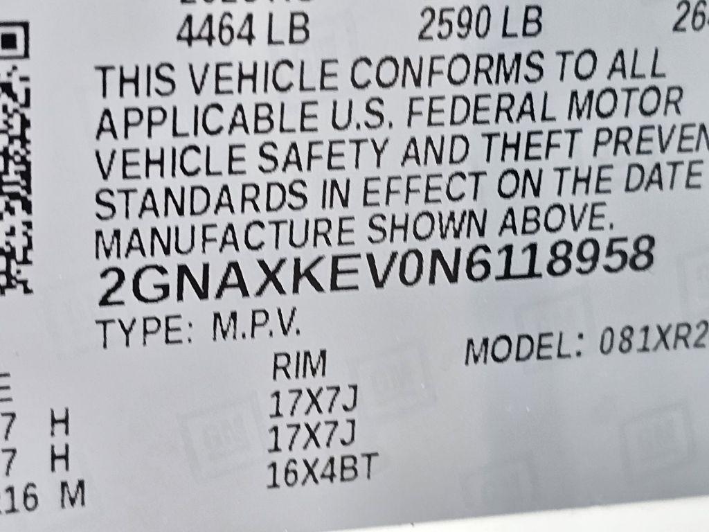 Chevrolet Equinox LT 1.5 2WD 2022