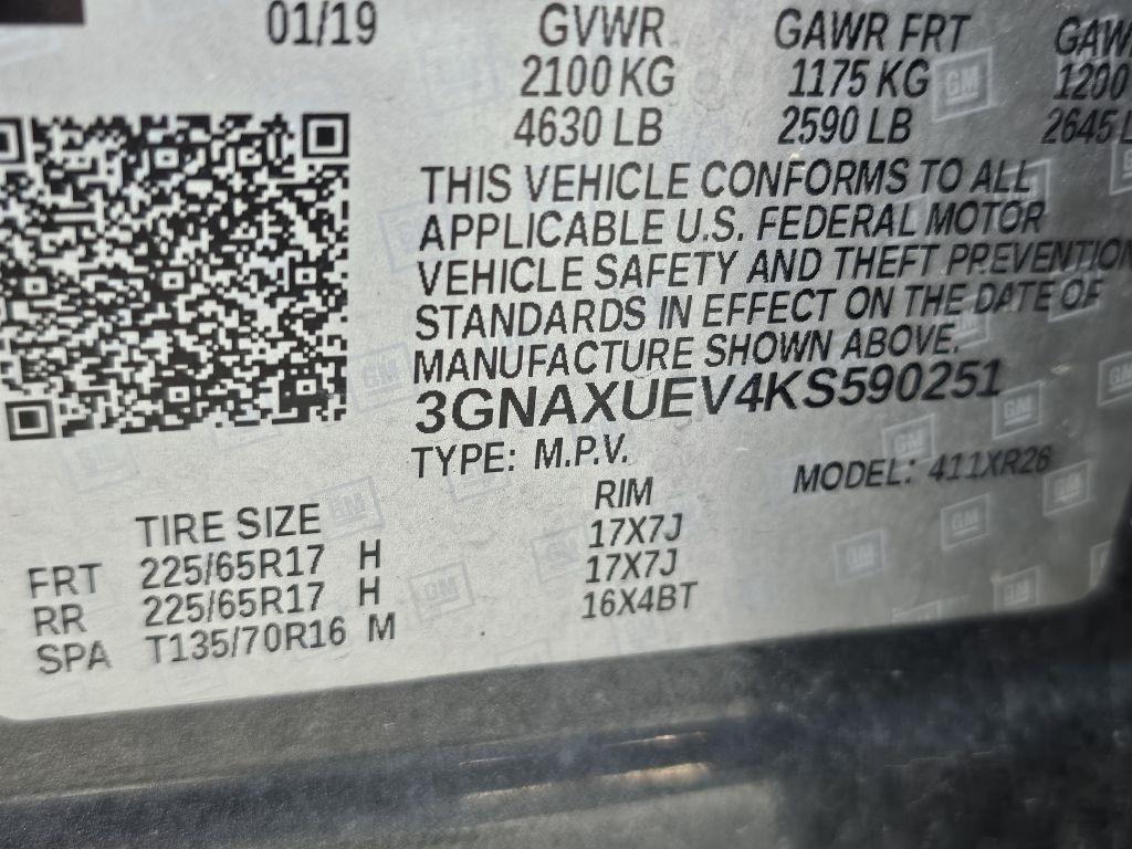 Chevrolet Equinox LT AWD 2019